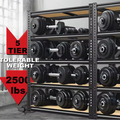 Arvaniq Storage Shelf 72"/60"H Garage Shelving Storage Shelves，2000LBS Capacity Heavy Duty Adjustable Storage Shelve For Closet